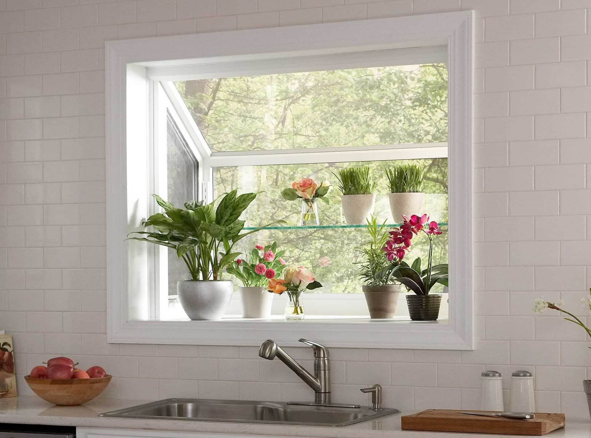 kitchen garden window design